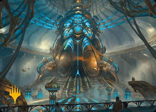 Image for Aether Refinery Art Card (Gold-Stamped Planeswalker Symbol) (30) (ASMH3) - Magic: The Gathering