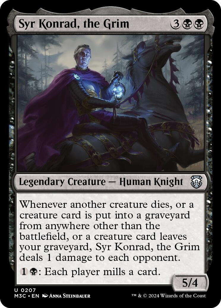 Image for Syr Konrad, the Grim (Ripple Foil) (207) - Magic: The Gathering