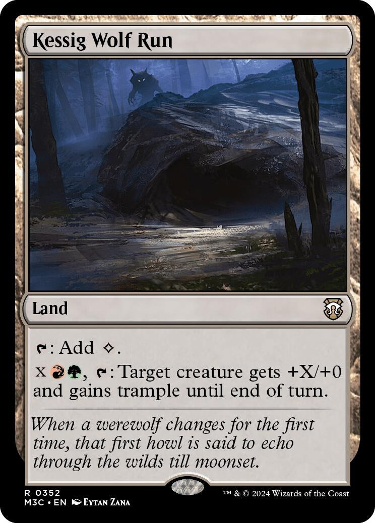 Image for Kessig Wolf Run (Ripple Foil) (352) - Magic: The Gathering