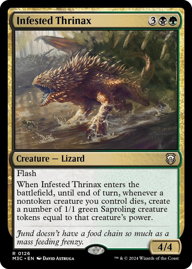 Image for Infested Thrinax (126) - Magic: The Gathering