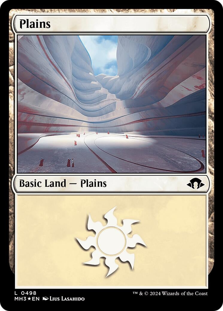 Image for Plains (0498) (Ripple Foil) (498) - Magic: The Gathering