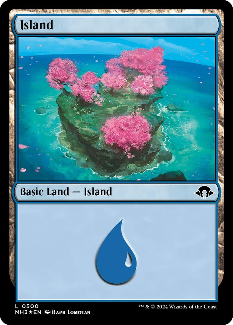 Image for Island (0500) (Ripple Foil) (500) - Magic: The Gathering