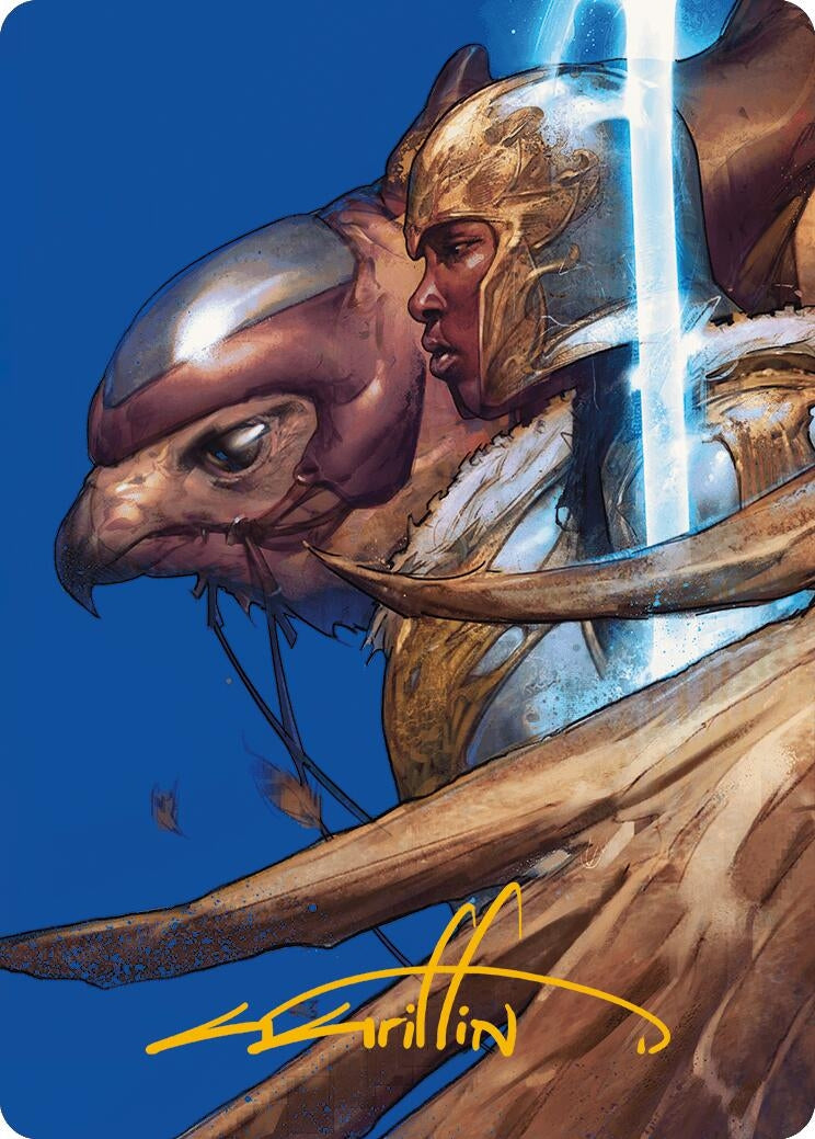 Image for Arna Kennerud, Skycaptain Art Card (Gold-Stamped Signature) (48) (ASMH3) - Magic: The Gathering