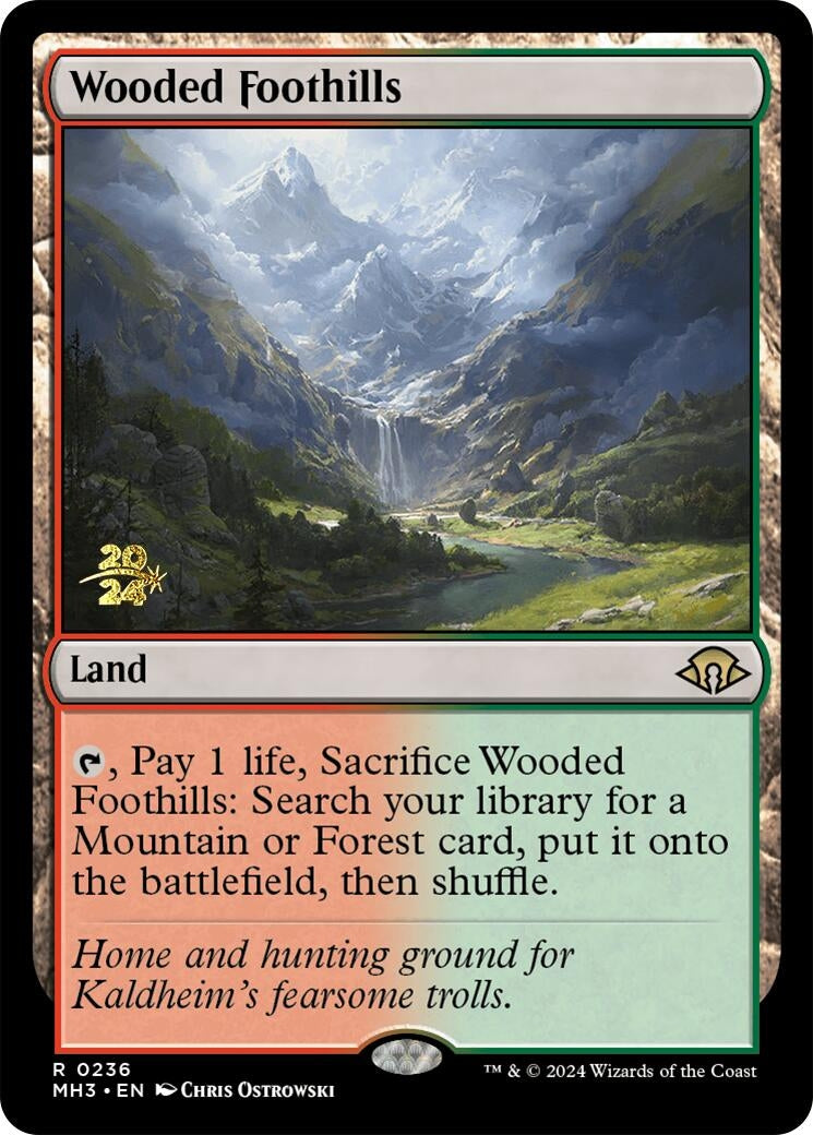 Image for Wooded Foothills (236) - Magic: The Gathering