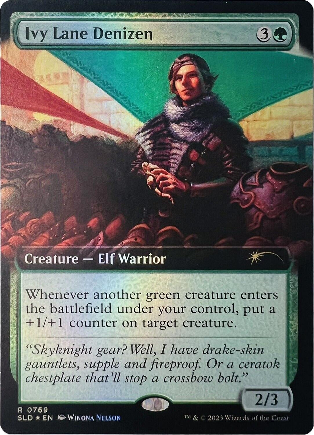 Image for Ivy Lane Denizen (Extended Art) (769) - Magic: The Gathering