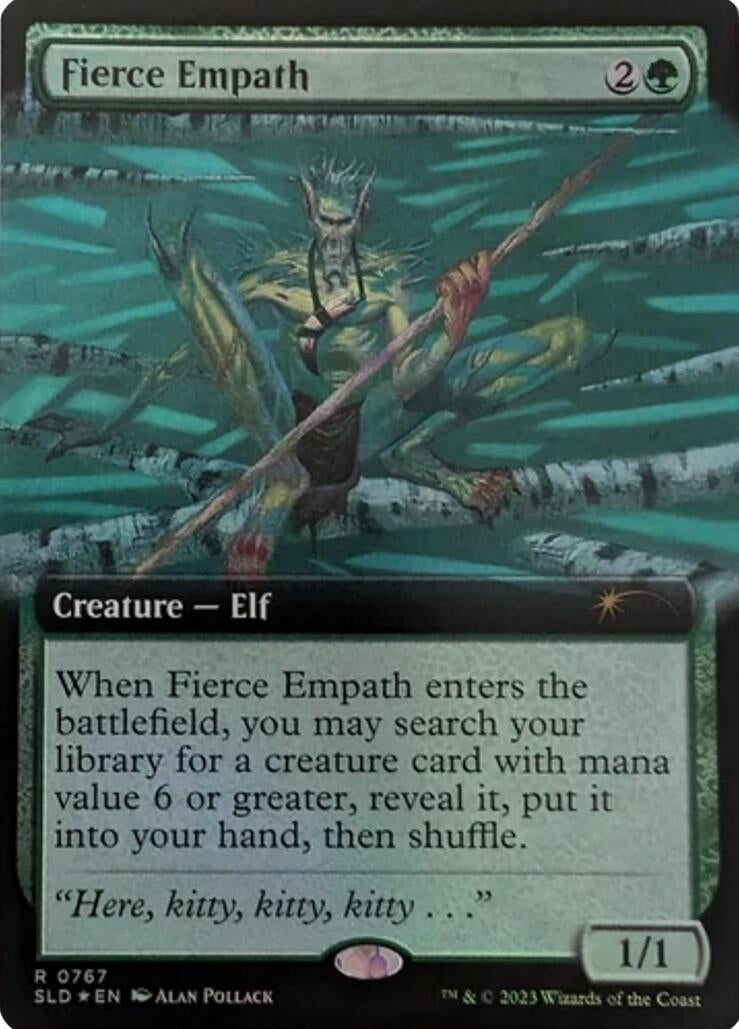 Image for Fierce Empath (Extended Art) (767) - Magic: The Gathering