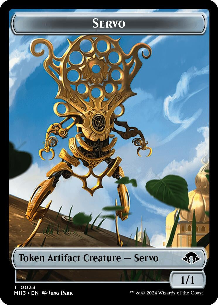 Image for Servo // Snake Double-Sided Token (33 // 20) - Magic: The Gathering