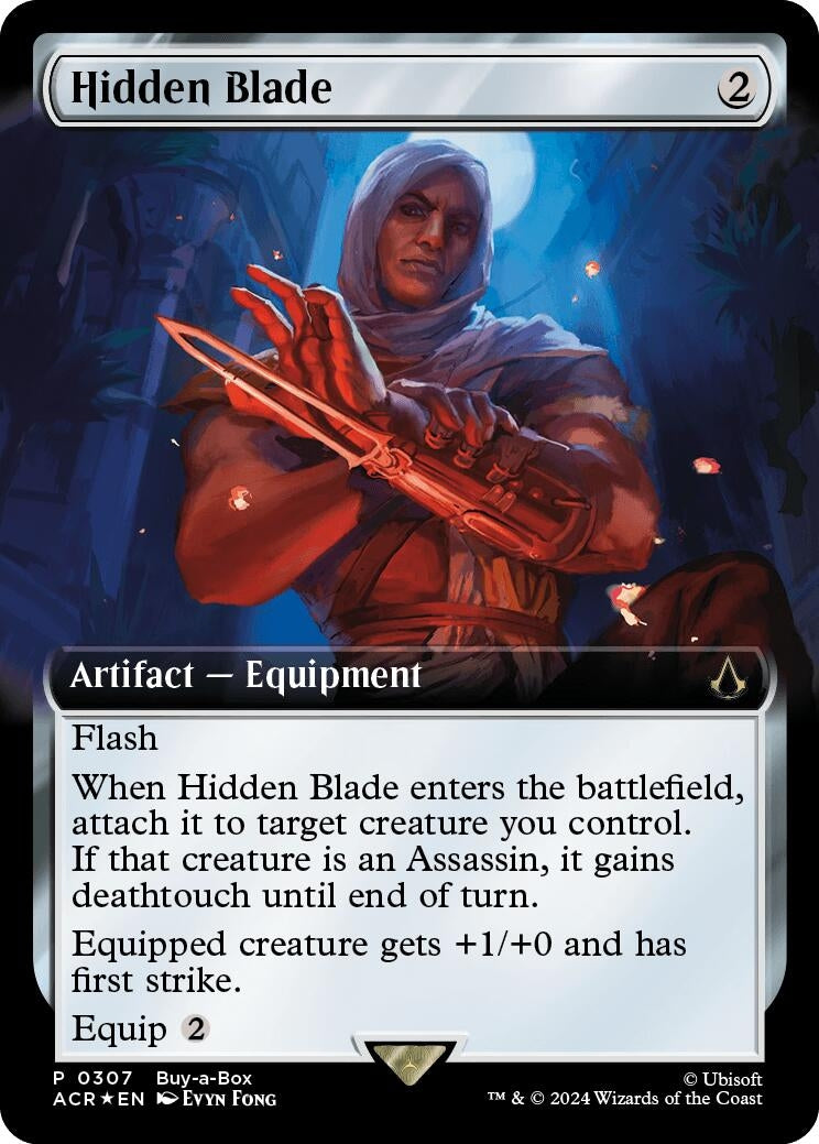 Image for Hidden Blade (Extended Art) (307) (BABP) - Magic: The Gathering