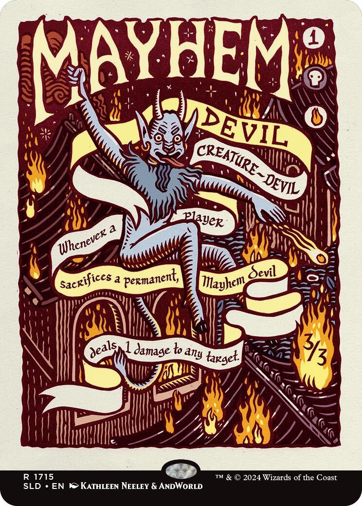 Image for Mayhem Devil (1715) - Magic: The Gathering