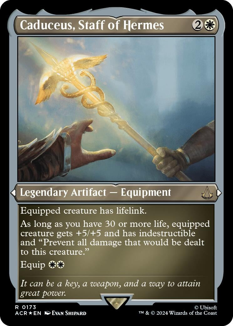 Image for Caduceus, Staff of Hermes (Foil Etched) (173) - Magic: The Gathering