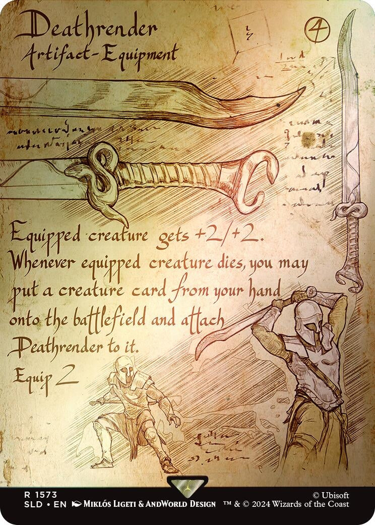 Image for Deathrender (Rainbow Foil) (1573) - Magic: The Gathering