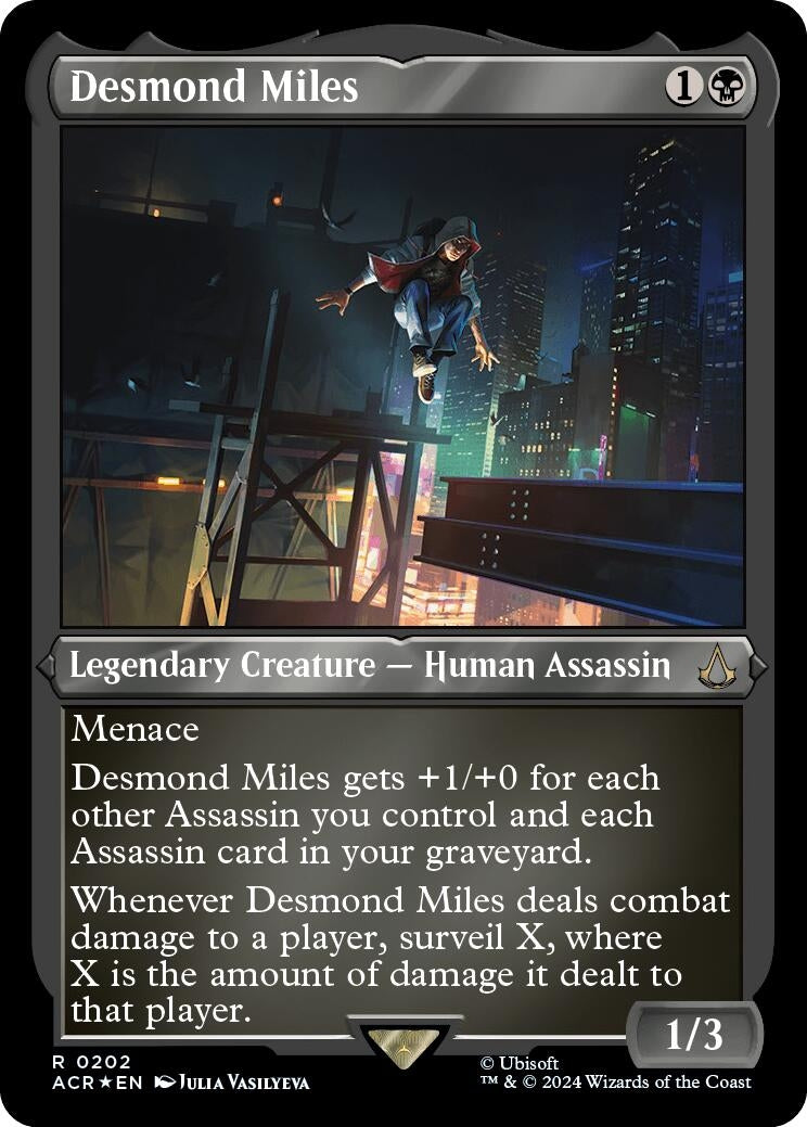 Image for Desmond Miles (Foil Etched) (202) - Magic: The Gathering