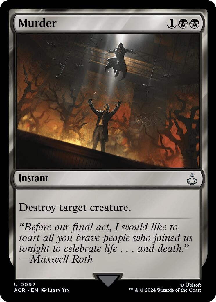 Image for Murder (92) - Magic: The Gathering