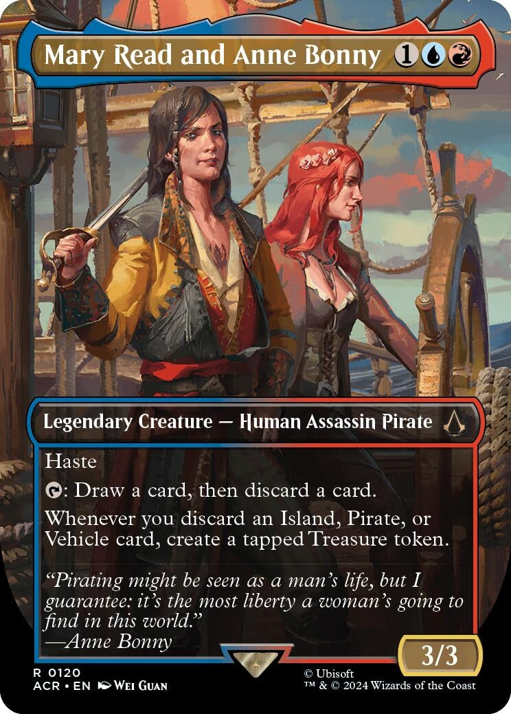 Image for Mary Read and Anne Bonny (Borderless) (120) - Magic: The Gathering