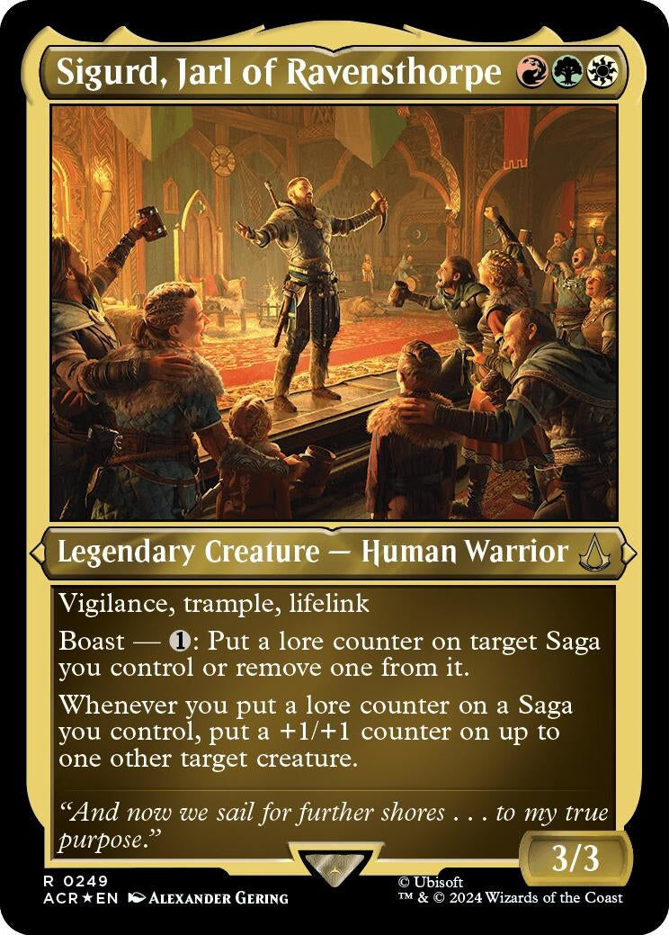 Image for Sigurd, Jarl of Ravensthorpe (Foil Etched) (249) - Magic: The Gathering