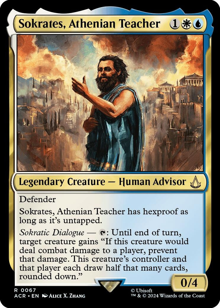 Image for Sokrates, Athenian Teacher (67) - Magic: The Gathering