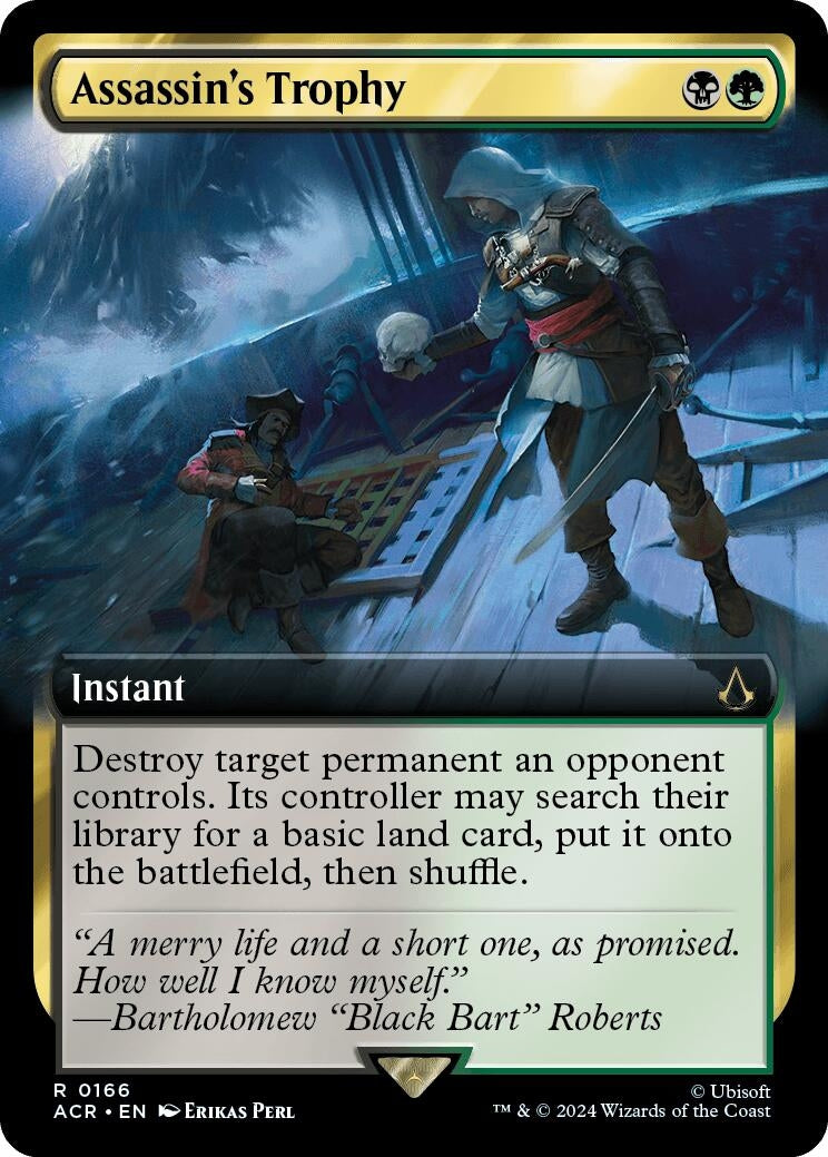 Image for Assassin's Trophy (Extended Art) (166) (ACR) - Magic: The Gathering