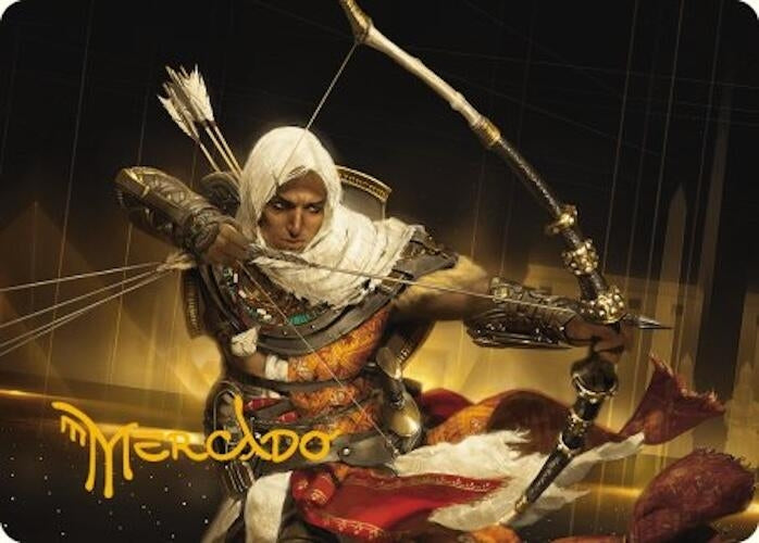 Image for Bayek of Siwa Art Card (Gold-Stamped Signature) (16) - Magic: The Gathering