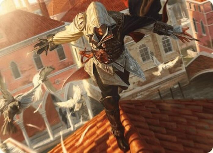 Image for Ezio, Blade of Vengeance Art Card (19) - Magic: The Gathering