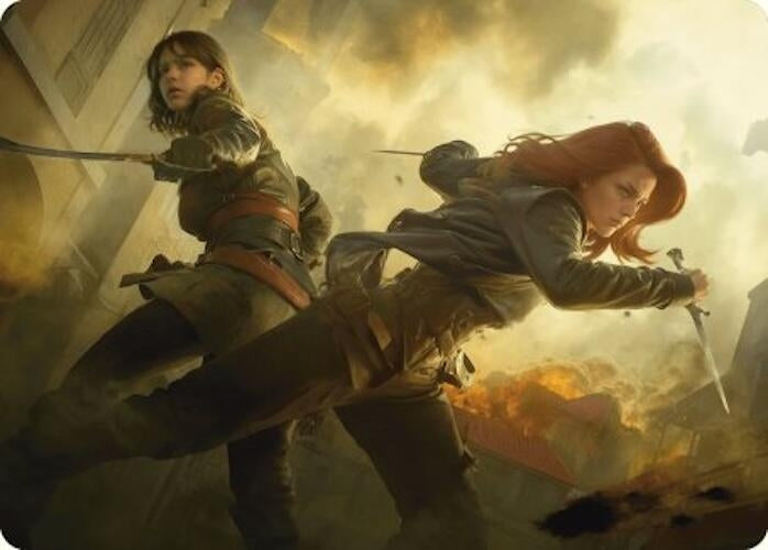 Image for Mary Read and Anne Bonny Art Card (7) - Magic: The Gathering