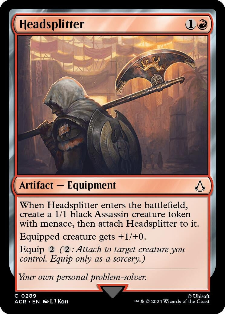 Image for Headsplitter (289) - Magic: The Gathering