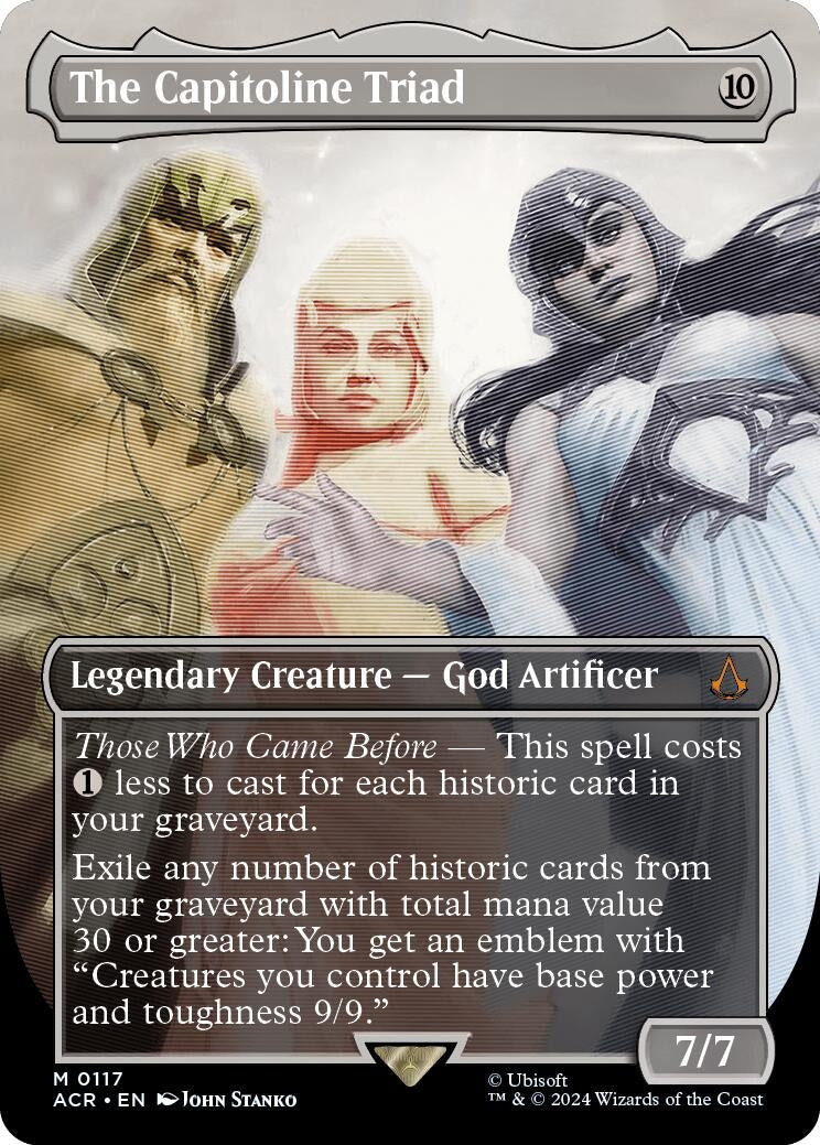 Image for The Capitoline Triad (Borderless) (117) - Magic: The Gathering