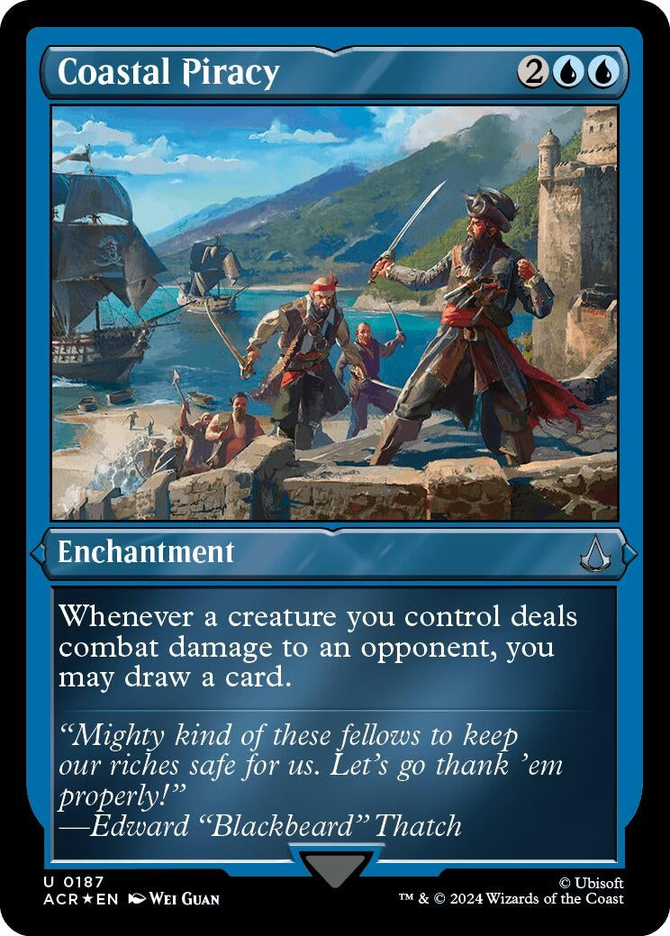 Image for Coastal Piracy (Foil Etched) (187) - Magic: The Gathering