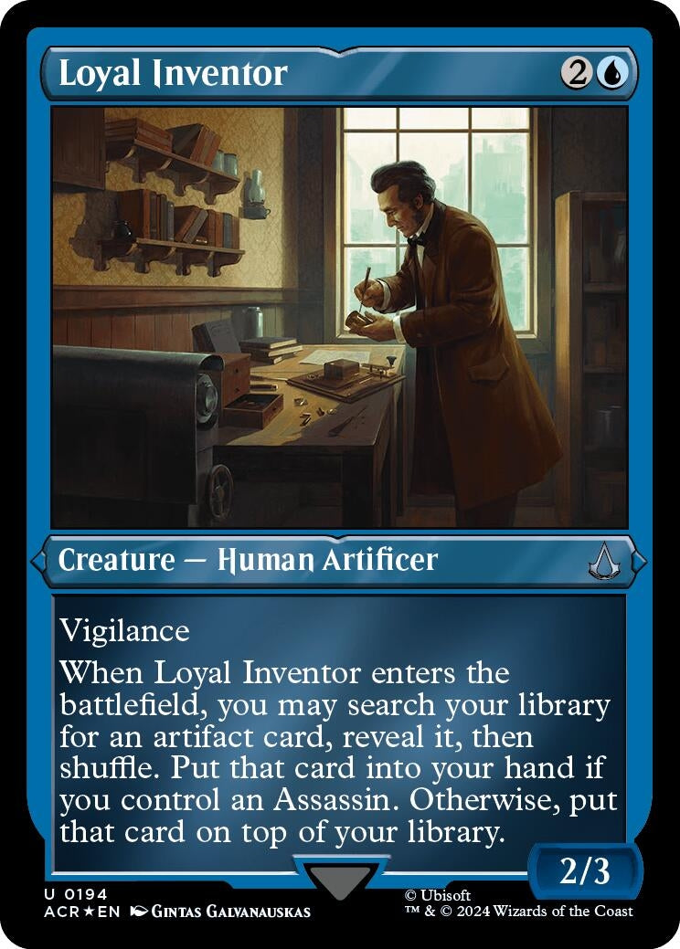 Image for Loyal Inventor (Foil Etched) (194) - Magic: The Gathering
