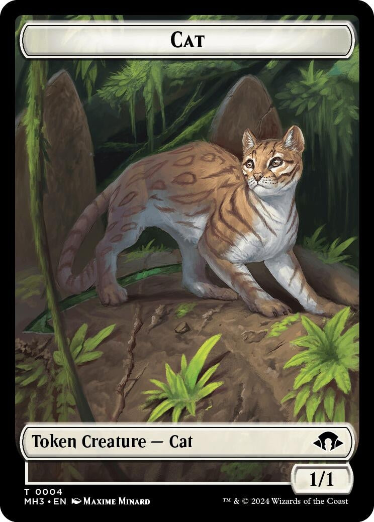 Image for Cat // Energy Reserve Double-Sided Token (4 // 36) - Magic: The Gathering