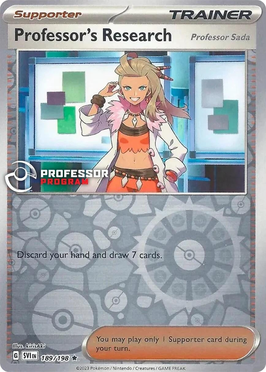 Image for Professor's Research [Professor Sada] (189/198) (PPP) - Pokemon
