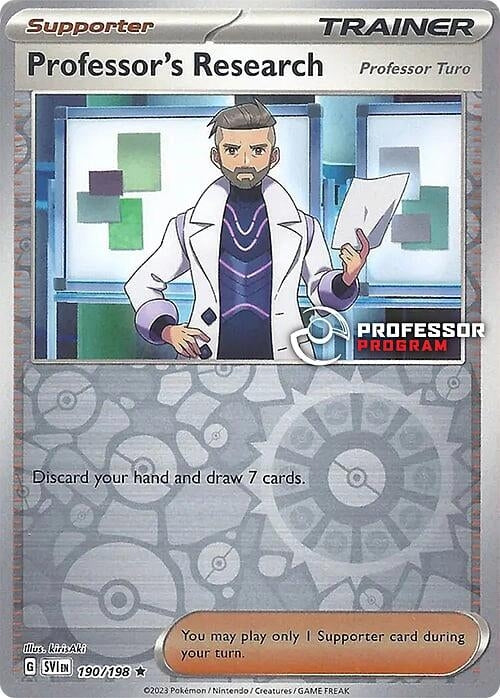 Image for Professor's Research [Professor Turo] (190/198) (PPP) - Pokemon