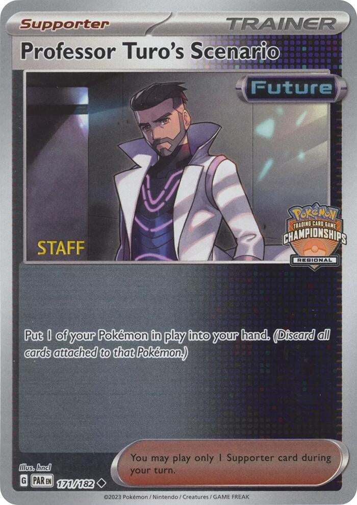 Image for Professor Turo's Scenario - 171/182 (Regional Championships) [Staff] (171/182) (PR) - Pokemon