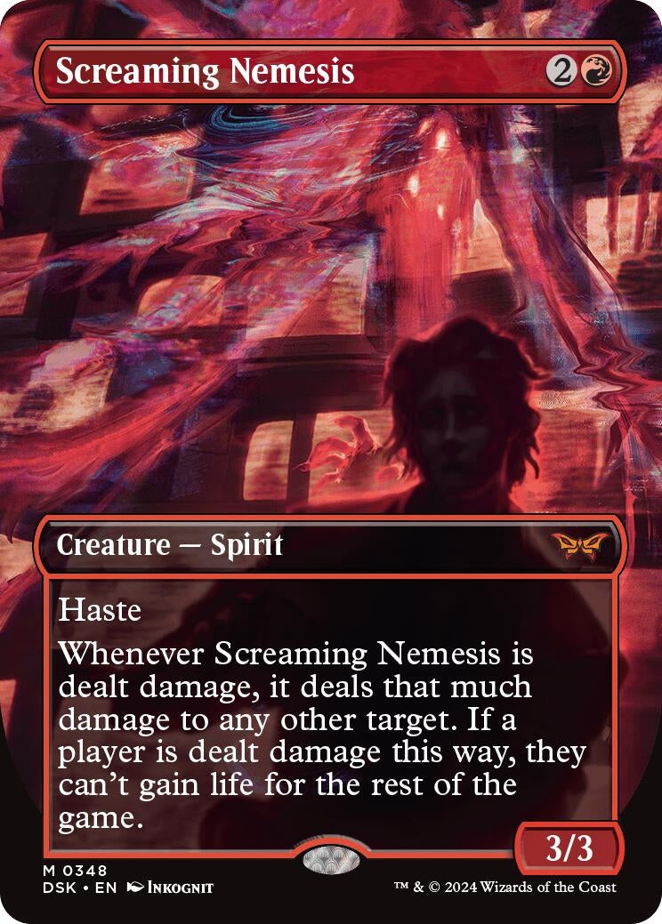 Image for Screaming Nemesis (Borderless) (348) - Magic: The Gathering