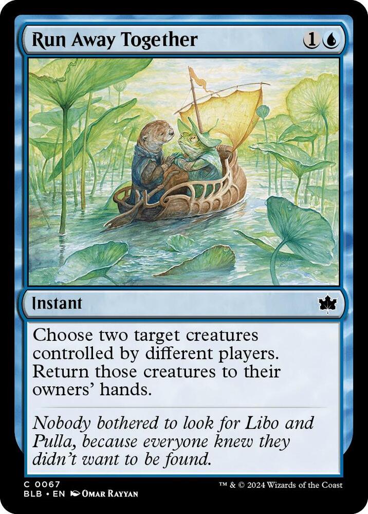 Image for Run Away Together (67) - Magic: The Gathering