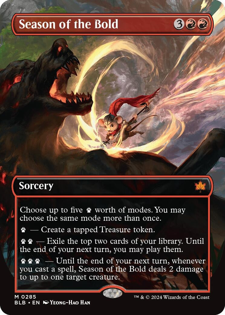 Image for Season of the Bold (Borderless) (285) - Magic: The Gathering