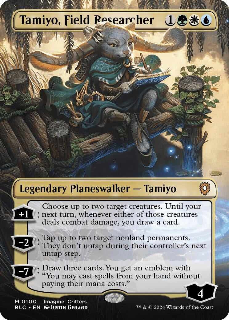 Image for Tamiyo, Field Researcher (Borderless) (100) - Magic: The Gathering
