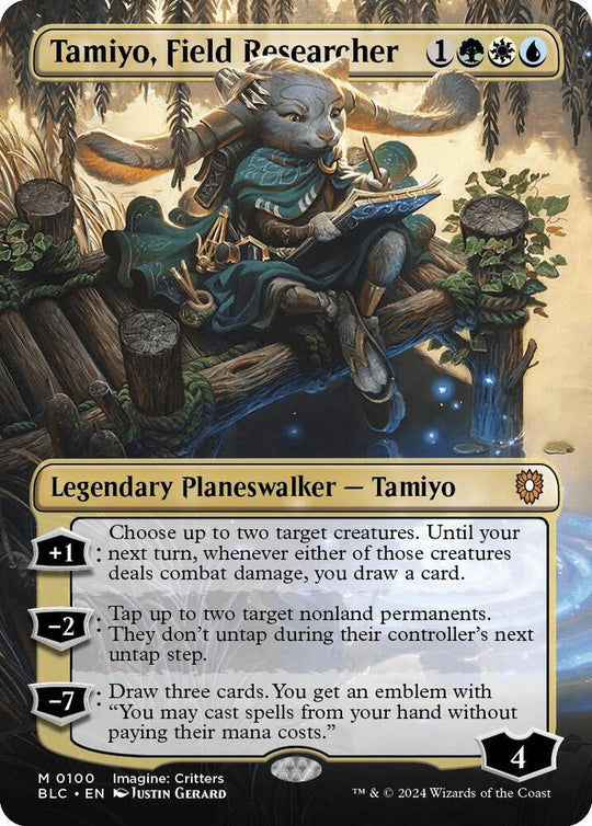 Image for Tamiyo, Field Researcher (Borderless) (100) - Magic: The Gathering