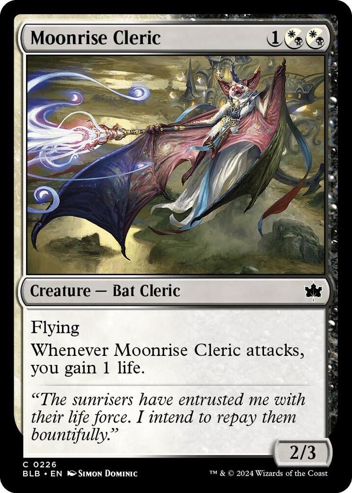 Image for Moonrise Cleric (226) - Magic: The Gathering