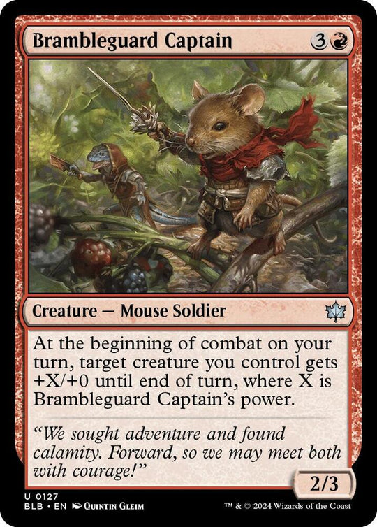 Image for Brambleguard Captain (127) - Magic: The Gathering
