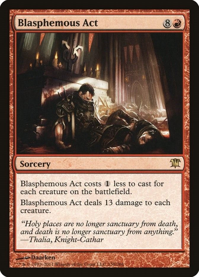 Image for Blasphemous Act (130) - Magic: The Gathering