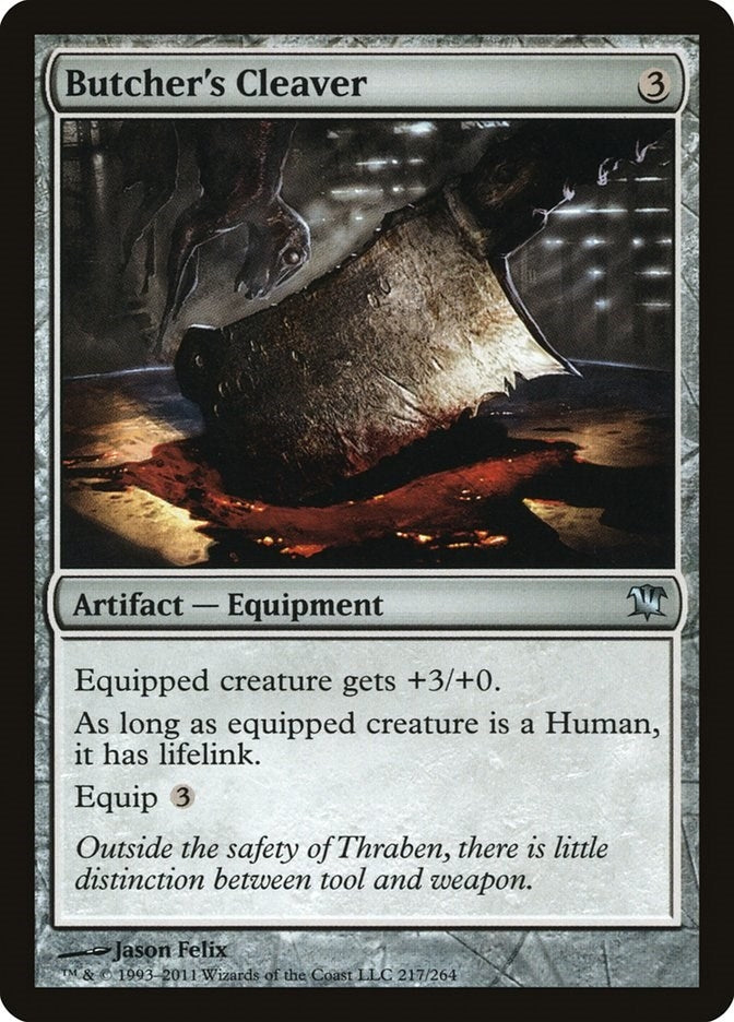 Image for Butcher's Cleaver (217) - Magic: The Gathering