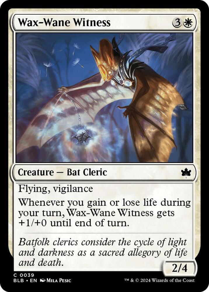 Image for Wax-Wane Witness (39) - Magic: The Gathering