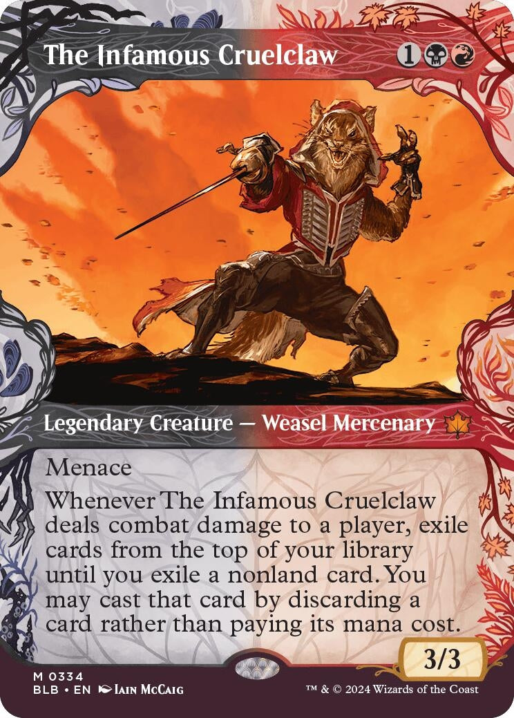 Image for The Infamous Cruelclaw (Showcase) (334) - Magic: The Gathering
