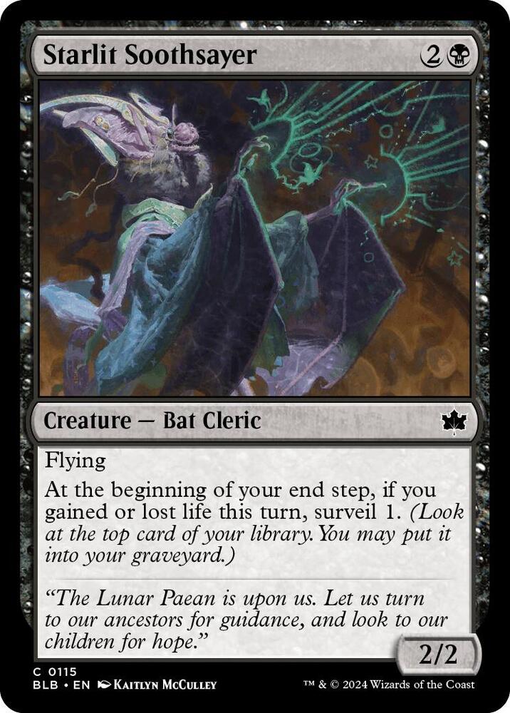 Image for Starlit Soothsayer (115) - Magic: The Gathering