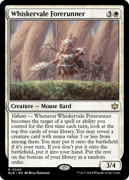 Image for Whiskervale Forerunner (40) - Magic: The Gathering