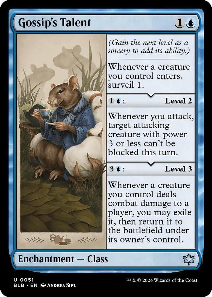 Image for Gossip's Talent (51) - Magic: The Gathering