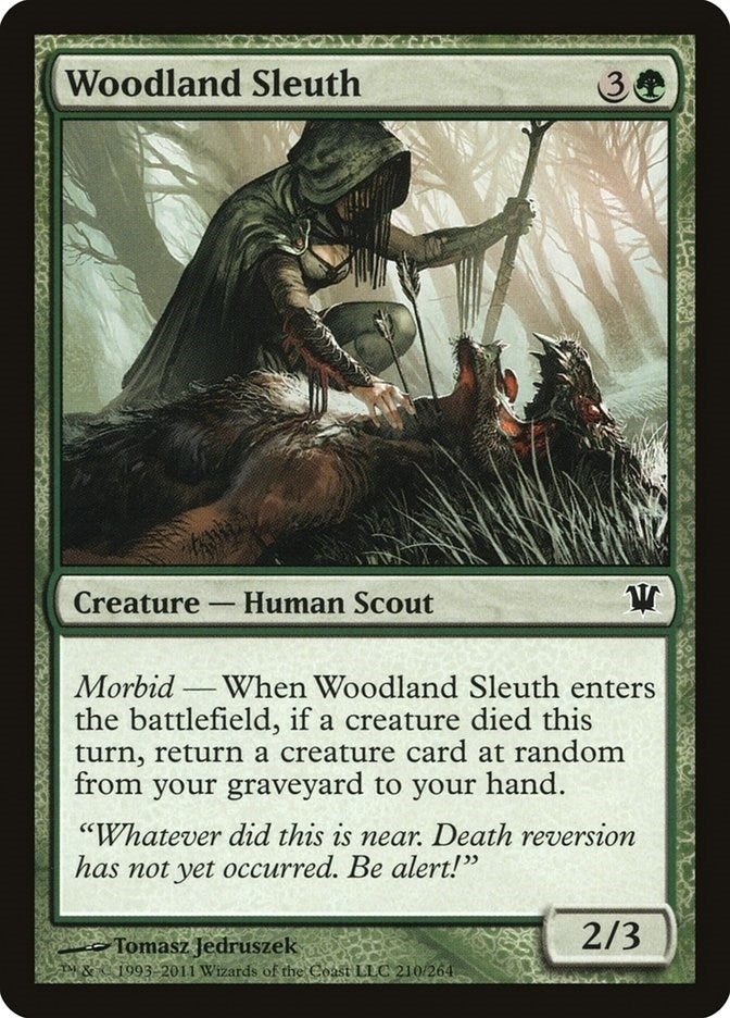 Image for Woodland Sleuth (210) - Magic: The Gathering
