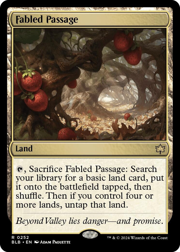 Image for Fabled Passage (252) - Magic: The Gathering