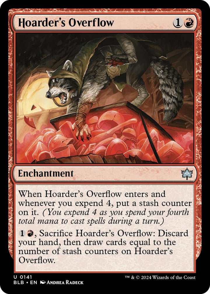 Image for Hoarder's Overflow (141) - Magic: The Gathering