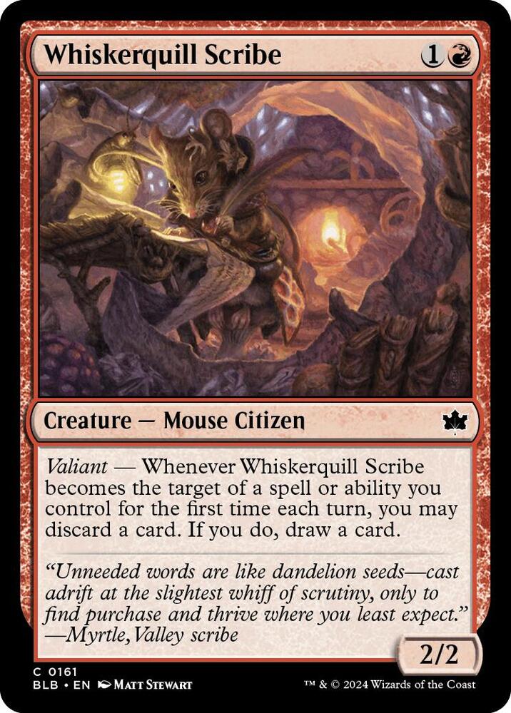 Image for Whiskerquill Scribe (161) - Magic: The Gathering
